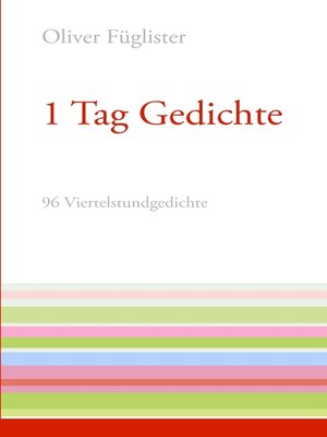 cover image of 1 Tag Gedichte